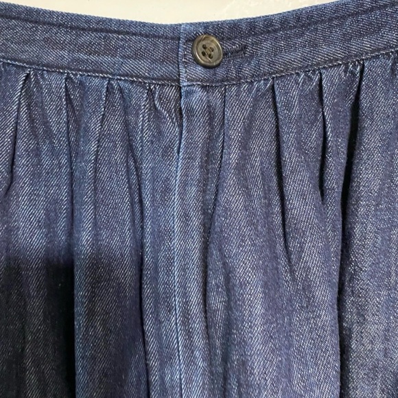 UNIQLO × Ines de la Fressange Paris Denim Midi Skirt – Size 8 / 28” Waist - Picture 5 of 6